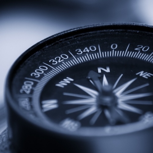 Kompass für den Weg zum Erfolg
